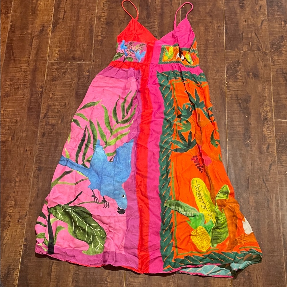 FARM RIO 
Double Scarves Midi Dress - Picture 5 of 7